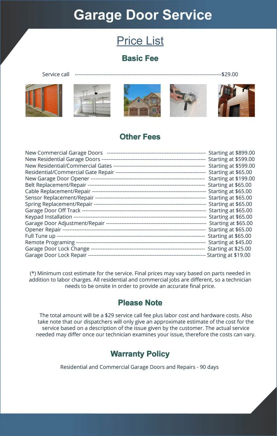 Golden Garage Door Service Flower Mound, TX 972-737-3989